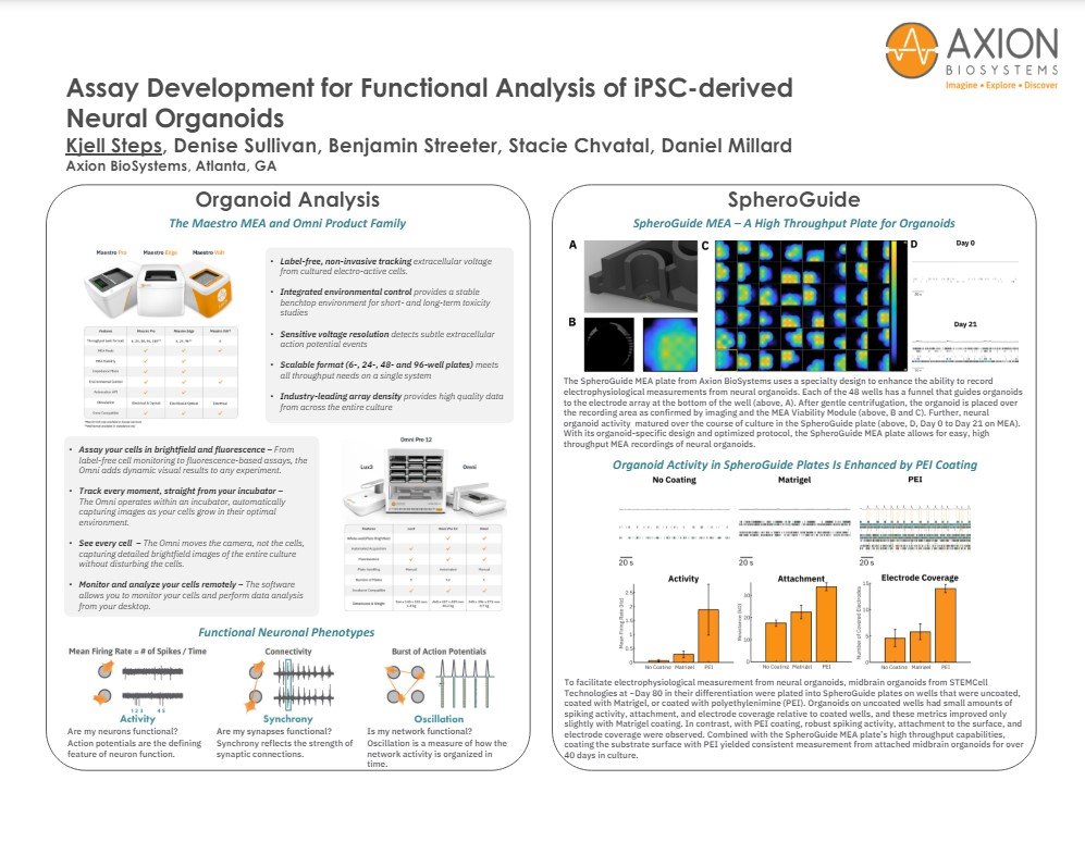 Axion Bio - ISSCR - Neural Organoids Poster