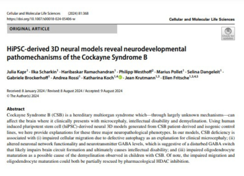 Cellular and Molecular Life Sciences, 23 August 2024