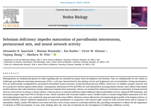 Redox Biology, 13 February 2025