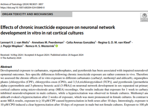 Archives of Toxicology, 20 August 2024