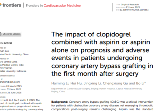 Frontiers in Cardiovascular Medicine, 22 June 2025
